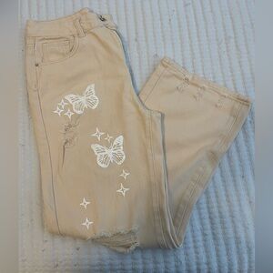 Shein - Butterfly Mom Jeans